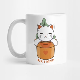 All I Need Is Cats and Plants Mug